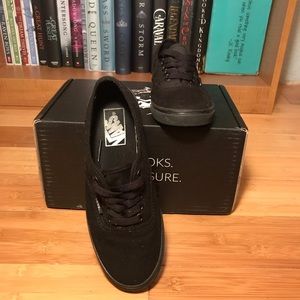 Black on Black - Vans TB9C Style Shoes